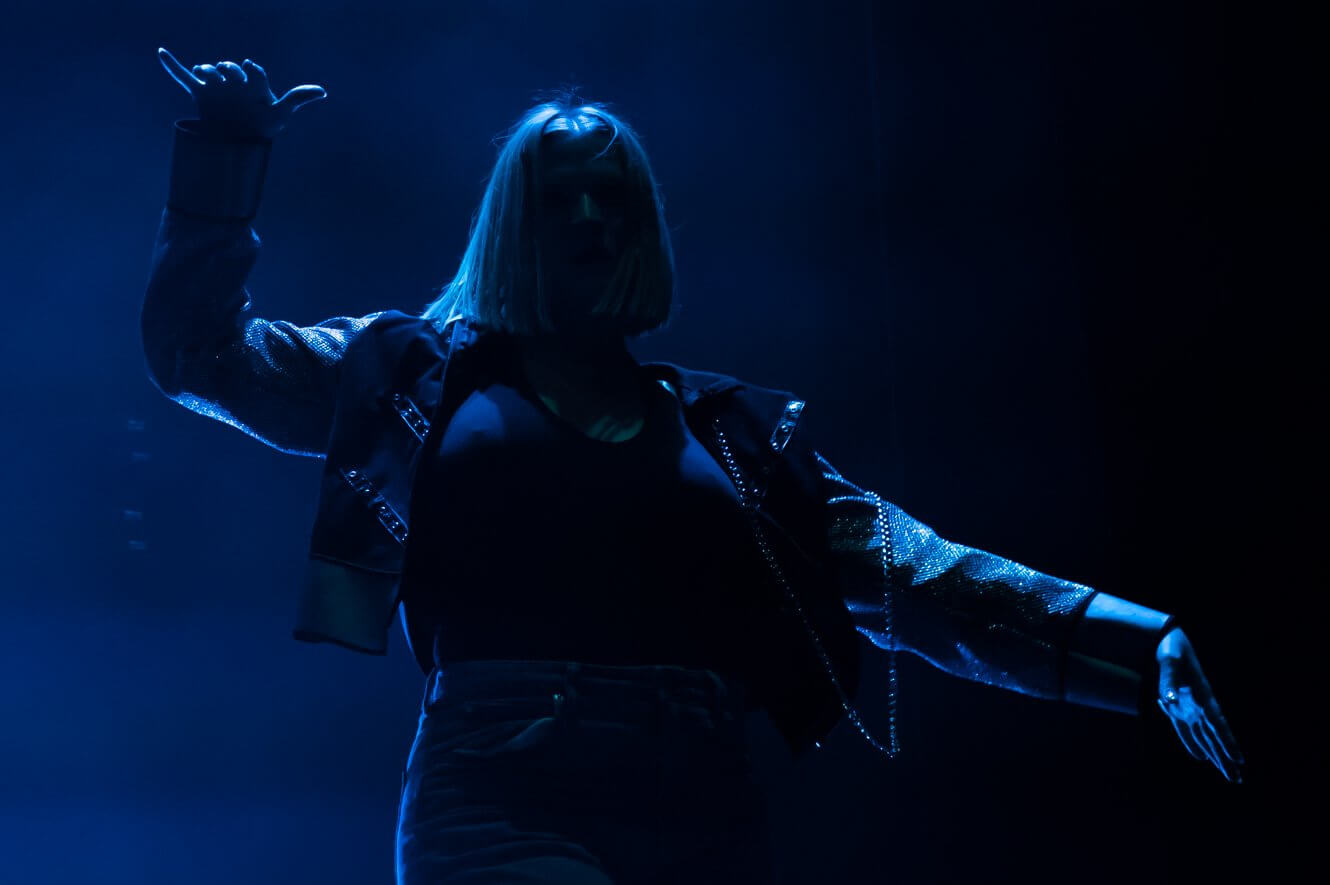 Danseurs du spectacle de Giant Studio, à Neuchâtel (Suisse)